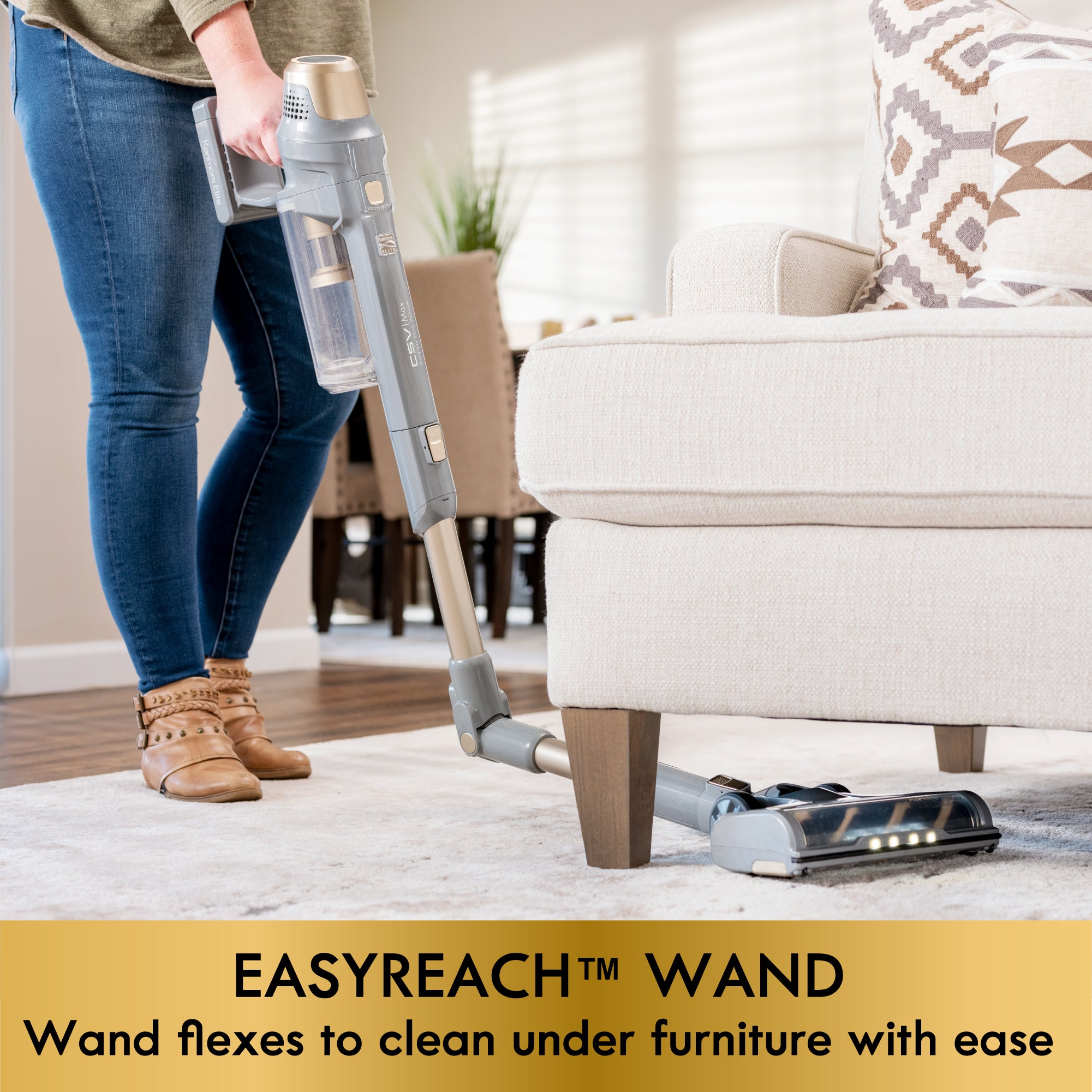 Kenmore Elite CSV | Max 21.6V Cordless Stick Vacuum with EasyReach™ Wand