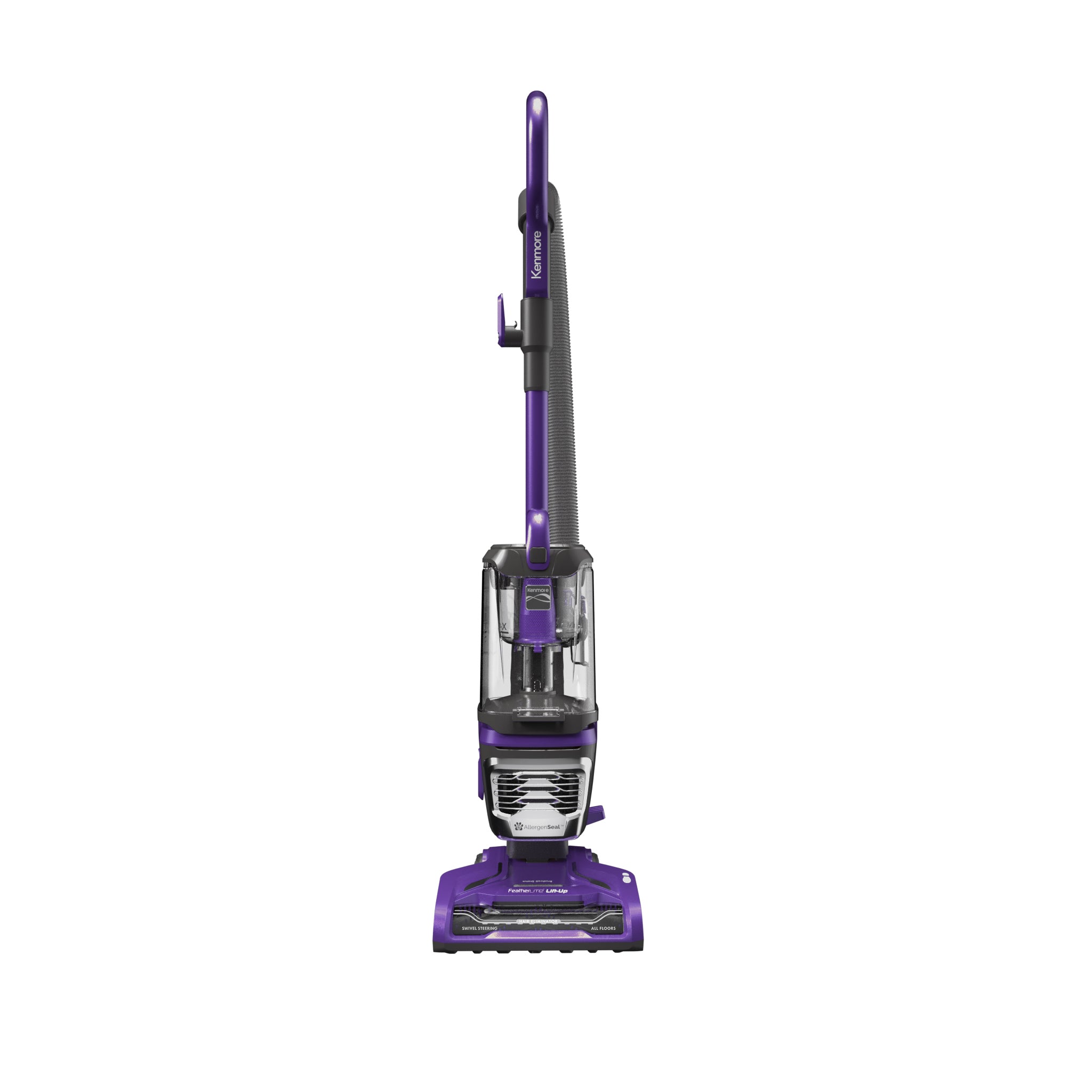 Kenmore Purple vacuum cleaner on a white background