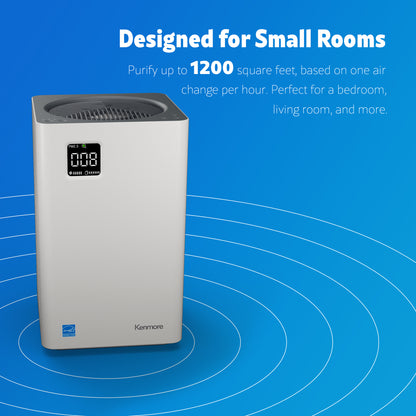 Kenmore 1200e Air Purifier with SilentClean™ HEPA Technology